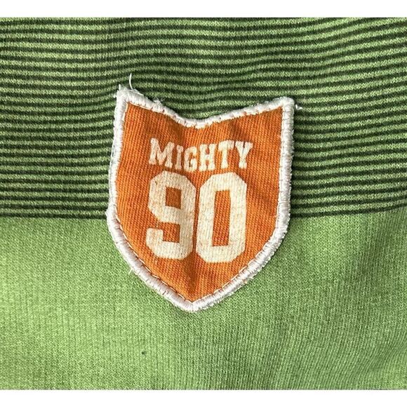 Retro Irish Green Striped Pullover Hoodie Ireland Logo Athletic Dept Boys XL Vtg - Picture 8 of 11